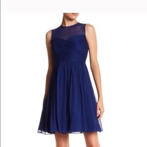 J Crew Silk Chiffon Dress 00 Petite